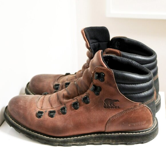 Brown Leather Hiking Boots 🥾 SOREL - Picture 3 of 10